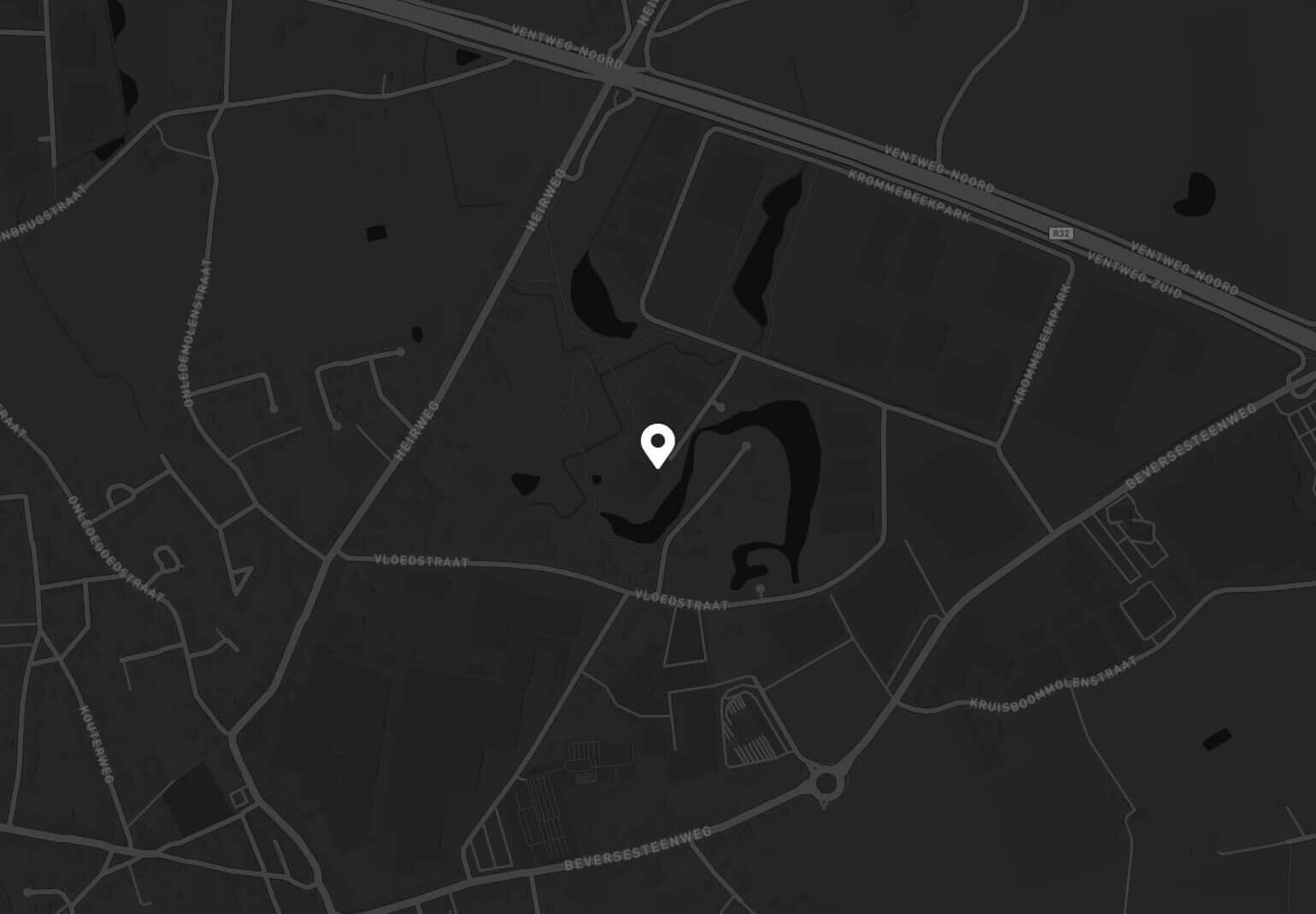 Google maps kaart van de locatie van Lebon IT